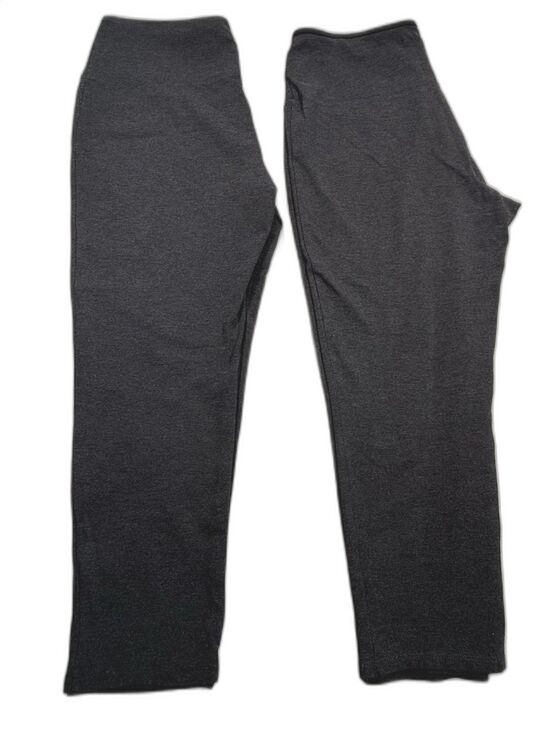 Jones & Co. Pants - Bundle 2 Pairs Jones New York 1X Ponte Slimming Wide Waistband Leggings Grey